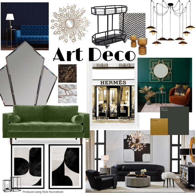 Art Deco Mood Board by LaurenGatt on Style Sourcebook