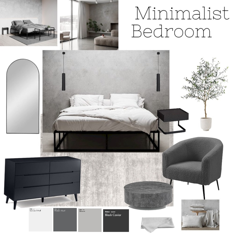 Minimalist Dedroom Mood Board by Pryscyla on Style Sourcebook