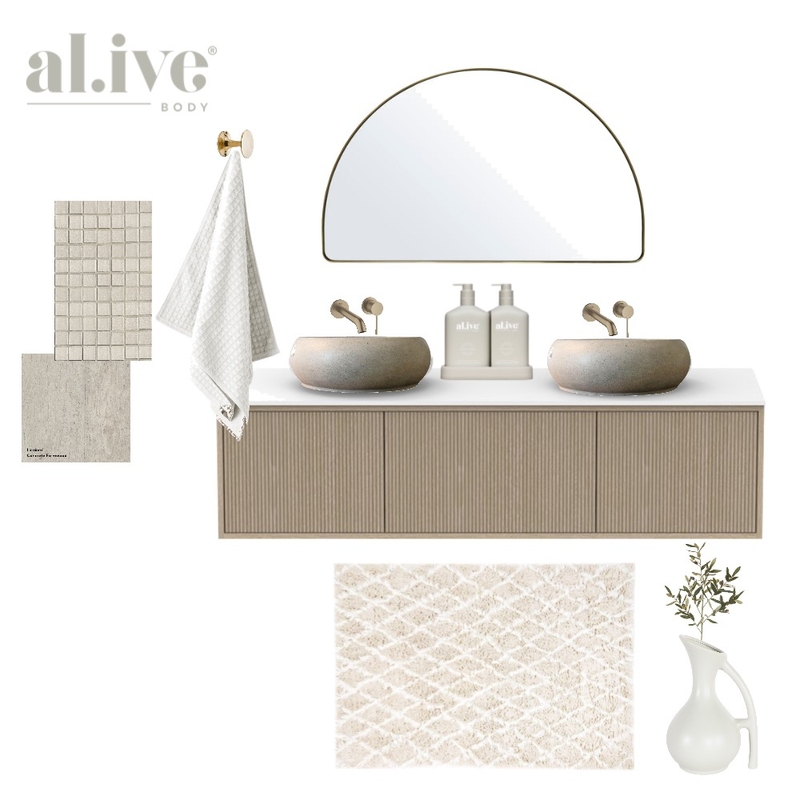 Natural Stone Bathroom Mood Board by al.ive body on Style Sourcebook