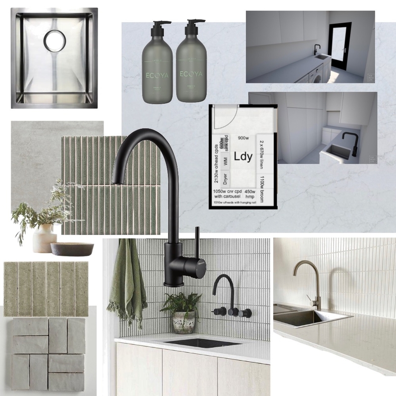 laundry Mood Board by Oleander & Finch Interiors on Style Sourcebook