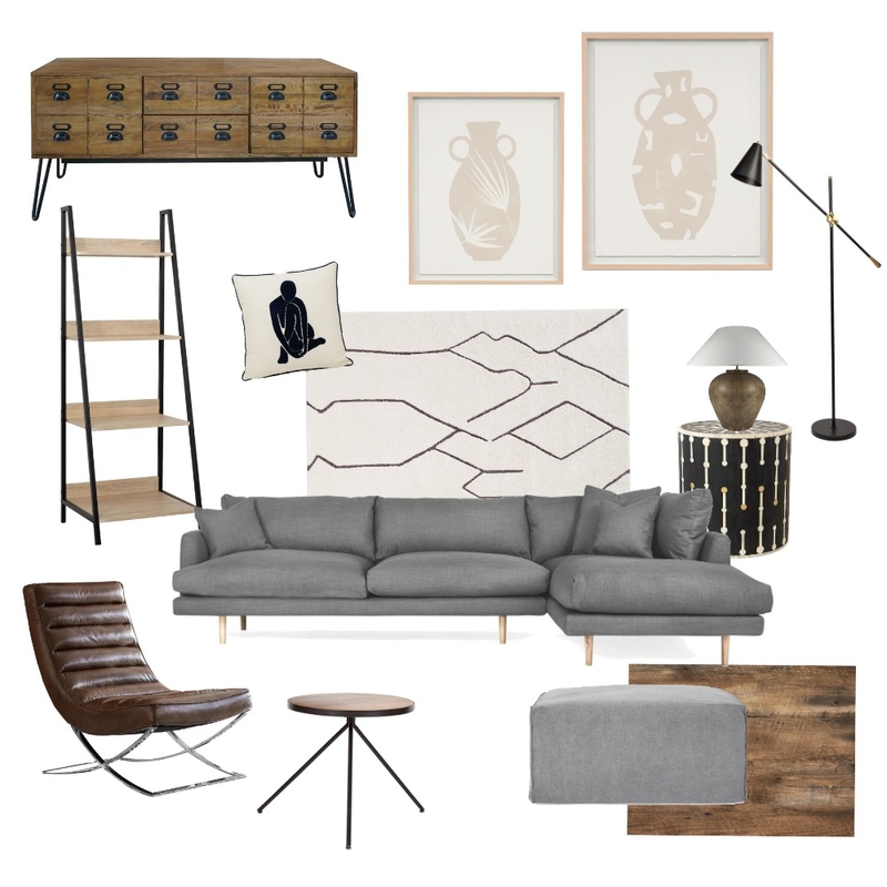 Transitional modern living Mood Board by Designingly Co on Style Sourcebook