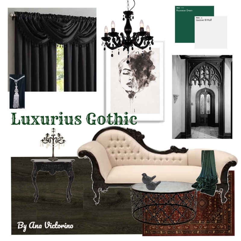 Gothic Mood Board Mood Board by anamedeiros on Style Sourcebook