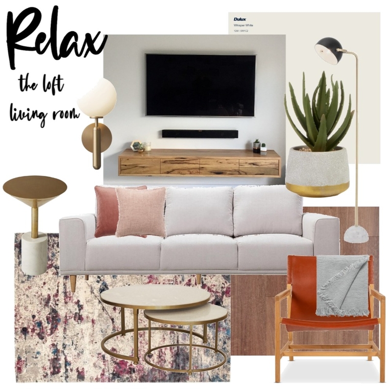 Loft living room Mood Board by bellamyea@gmail.com on Style Sourcebook