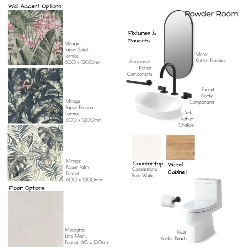 15E Powder Room Mood Board by Noelia Sanchez on Style Sourcebook