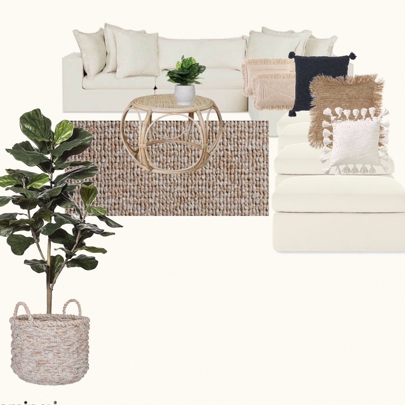 Natural Lounge Mood Board by lilabelle on Style Sourcebook