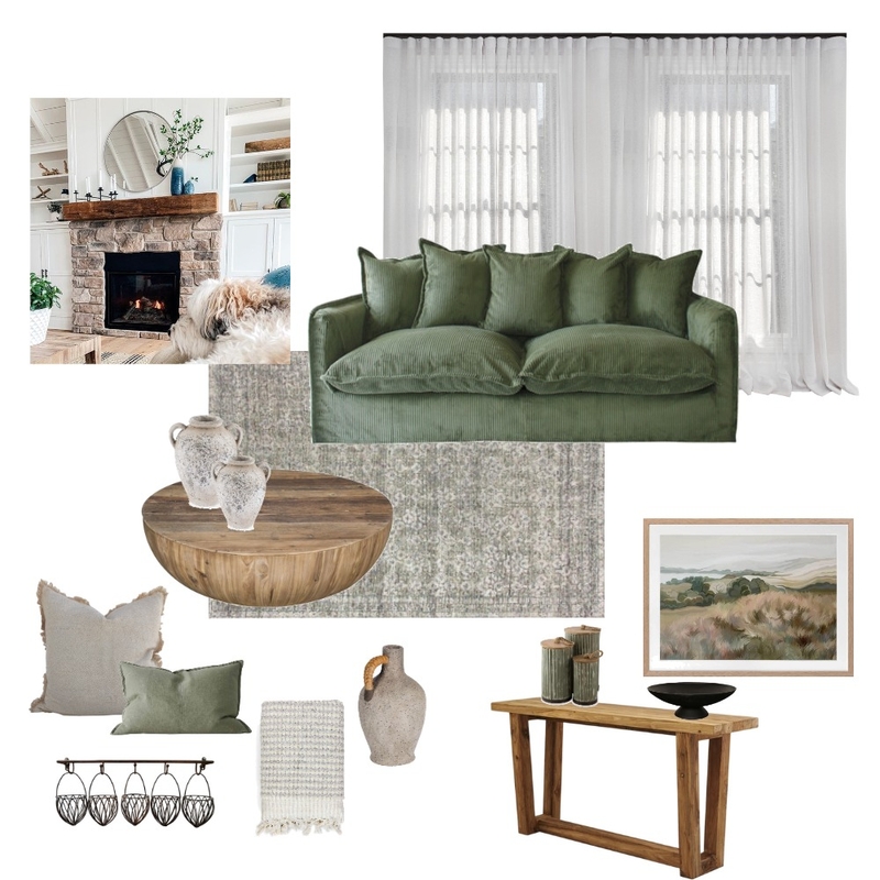 country Mood Board by Lannie on Style Sourcebook