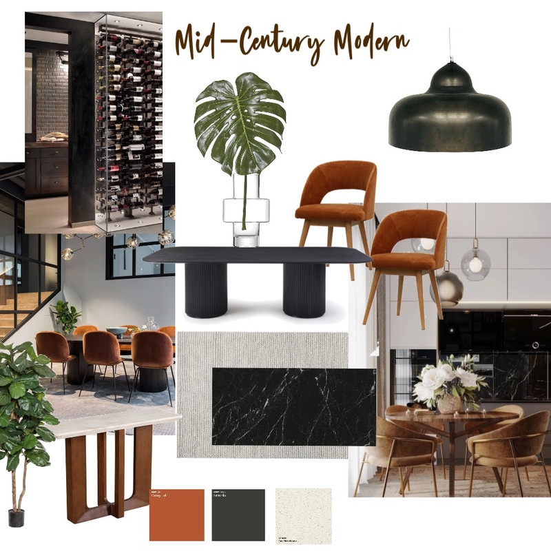 Mid-Century Modern Mood Board by EMILY VIERA on Style Sourcebook