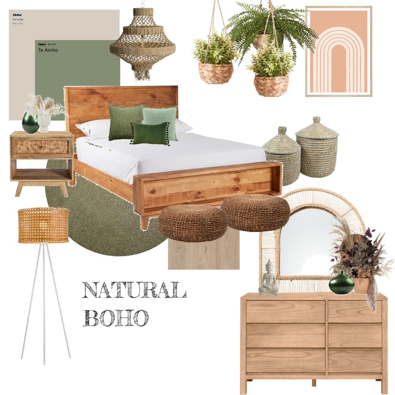 Natural Boho Bedroom Mood Board by Shania22 on Style Sourcebook