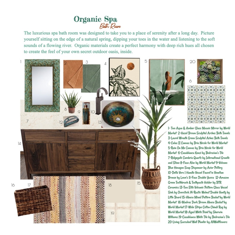 Module 9 bathroom Mood Board by Designflorida on Style Sourcebook