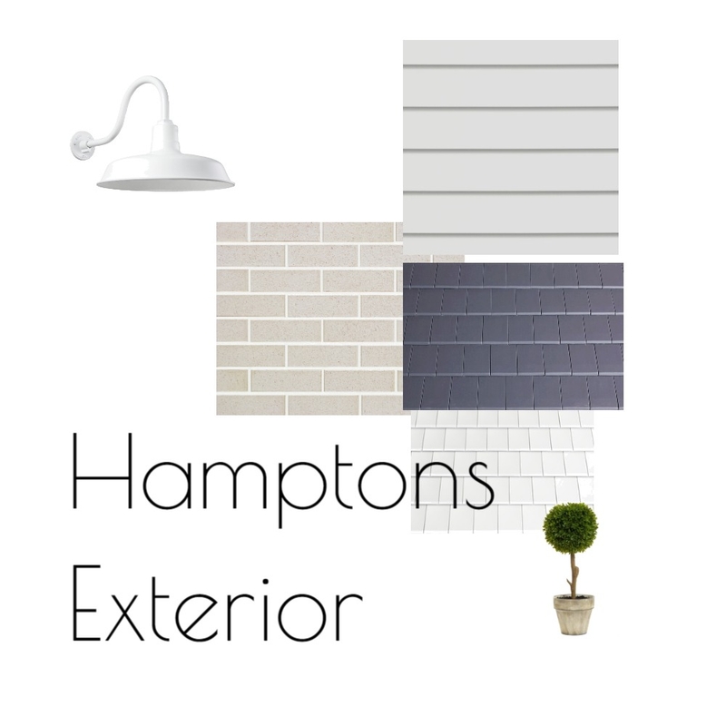 Hamptons Exterior Mood Board by zmilburn on Style Sourcebook