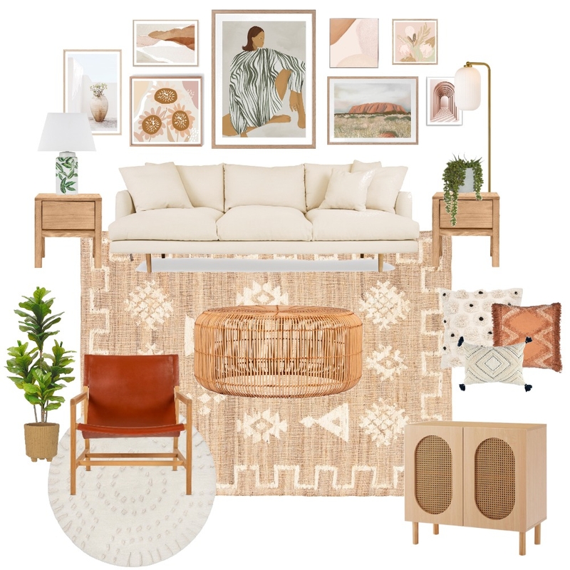 Eclectic Neutrals Mood Board by westofhere on Style Sourcebook