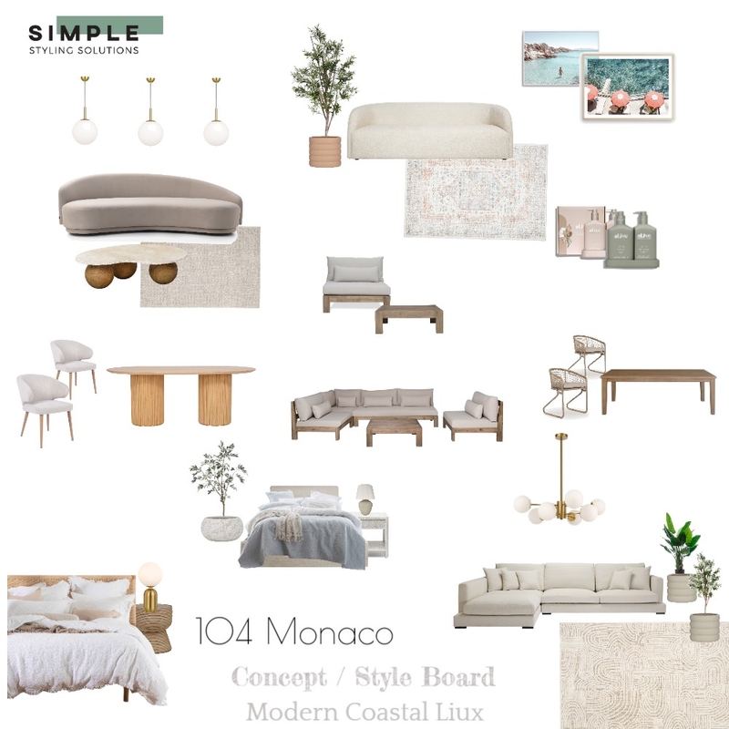 104 Monaco Mood Board by Simplestyling on Style Sourcebook