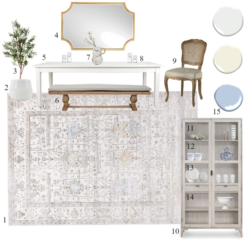 IDI Assignment 9 Dining Room Mood Board by Lauryn Nelson on Style Sourcebook