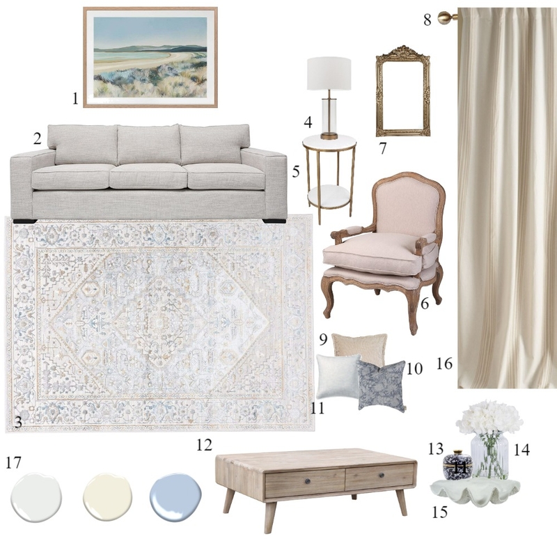 IDI Assignment 9 Living Room Mood Board by Lauryn Nelson on Style Sourcebook