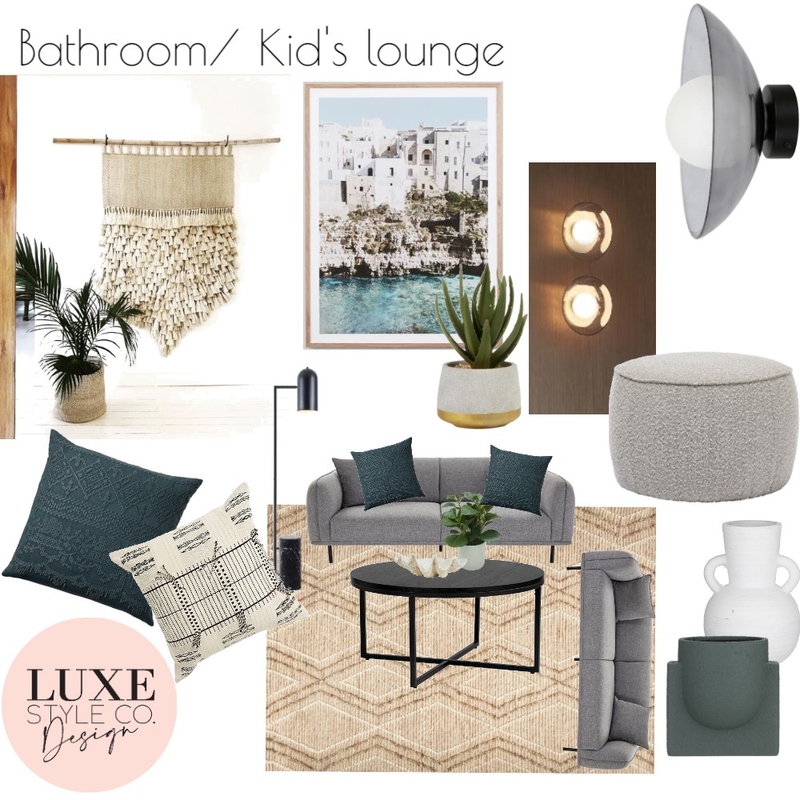 Contemporary Kids lounge room Mood Board by Luxe Style Co. on Style Sourcebook