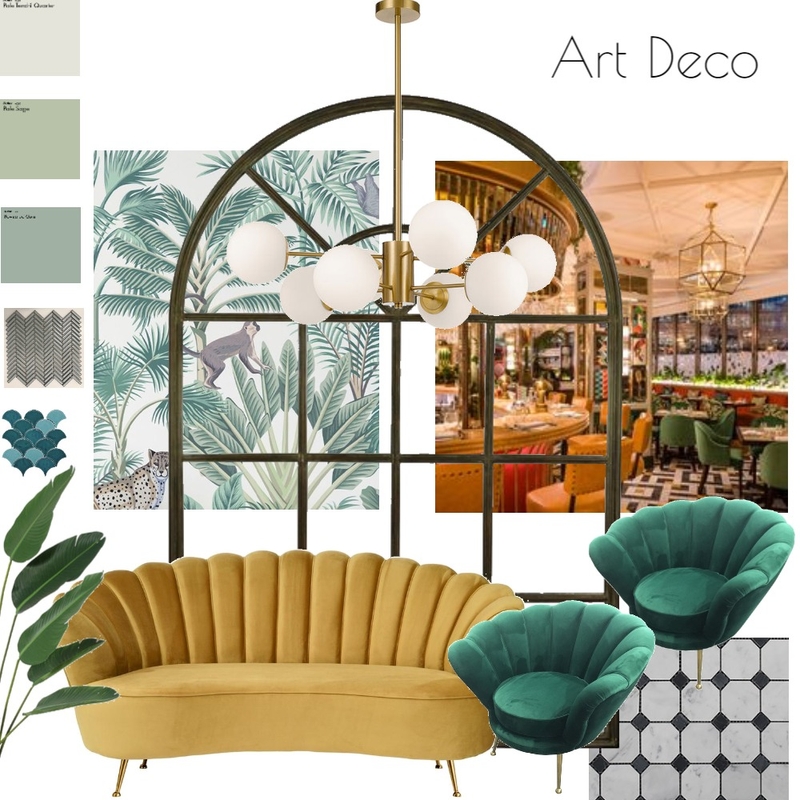 Art Deco Mood Board by Pacific Quarter on Style Sourcebook