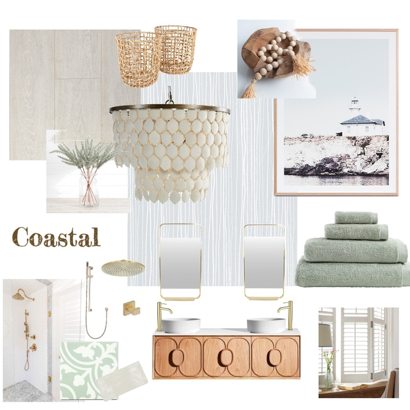 Coastal Bathroom Mood Board by gracehasslinger on Style Sourcebook