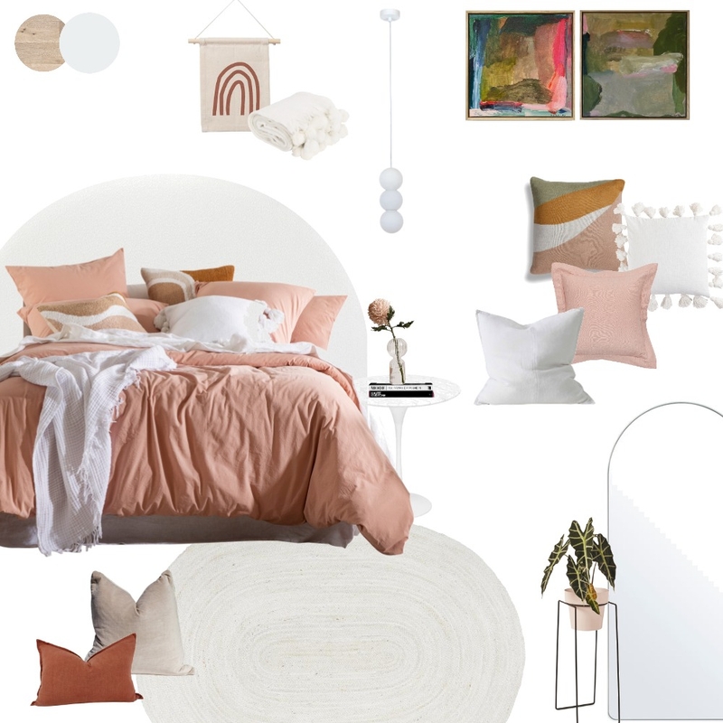 Sophie's Bedroom Sample Board Mood Board by AJ Lawson Designs on Style Sourcebook