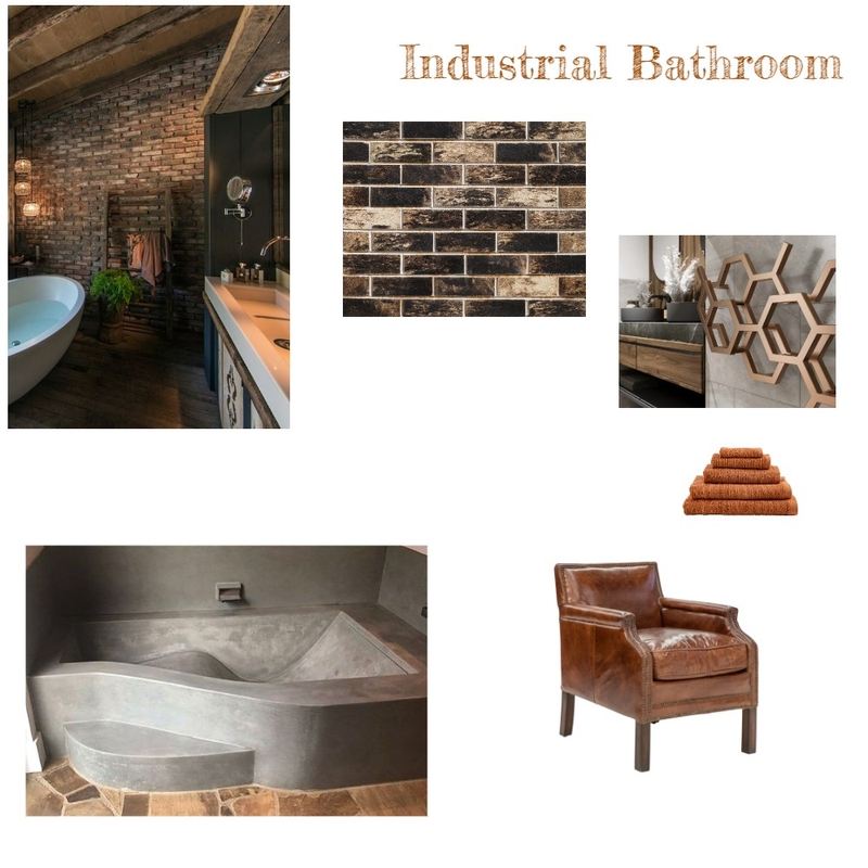 Industrial Bathroom Mood Board by leahchristina1988 on Style Sourcebook