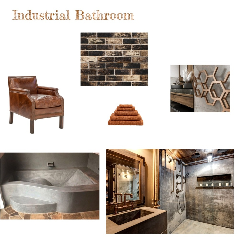 Industrial Bathroom Mood Board by leahchristina1988 on Style Sourcebook