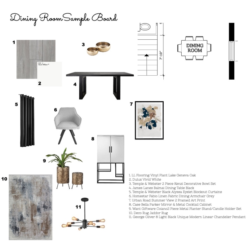 Dining Room Assignment 9 Mood Board by Melsantiagoxo on Style Sourcebook