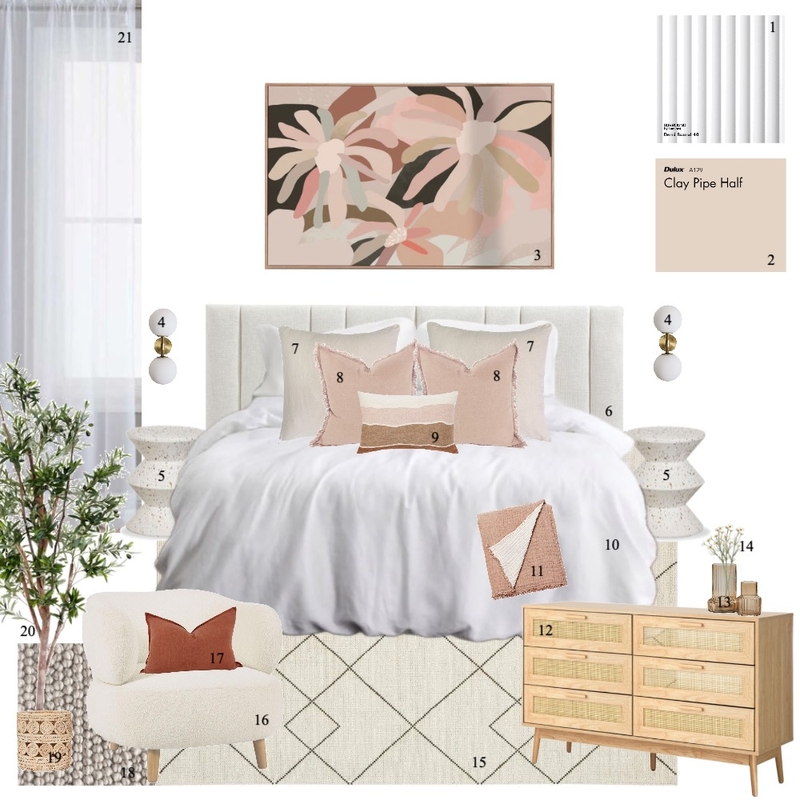 Master Bedroom Decoration Package Mood Board by Breannen-Faye Guegan-Hill on Style Sourcebook