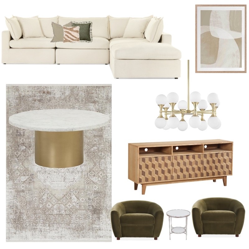 Living Mood Board by Third Layer Interiors  on Style Sourcebook