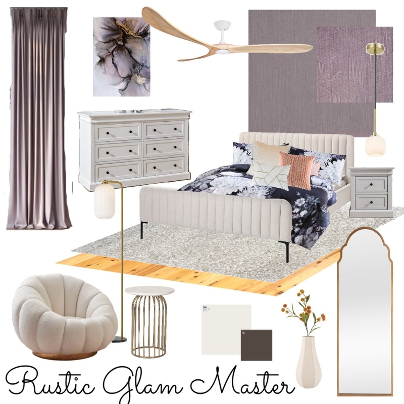 Rustic Glam Master Mood Board by CY_art&design on Style Sourcebook