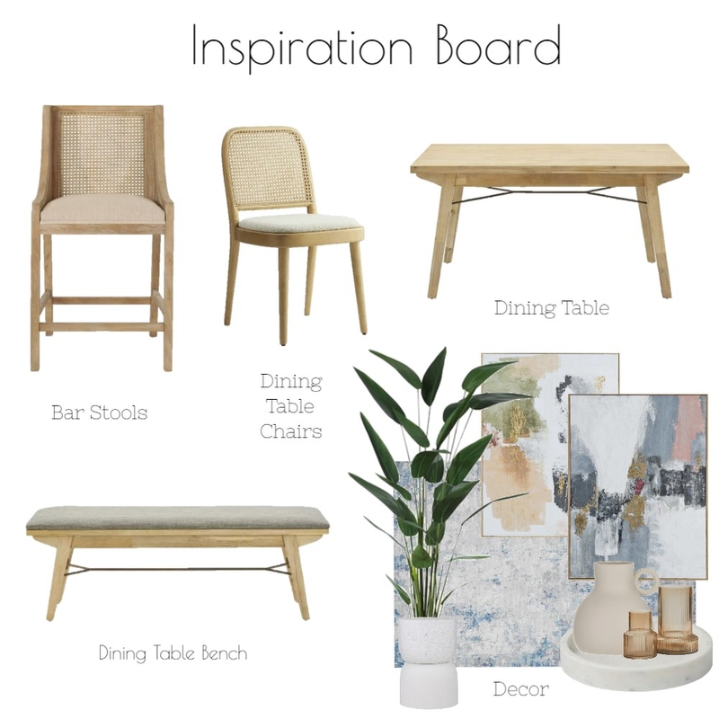 Project 1 - Dining Area Mood Board by Studio 44 Design Co. on Style Sourcebook