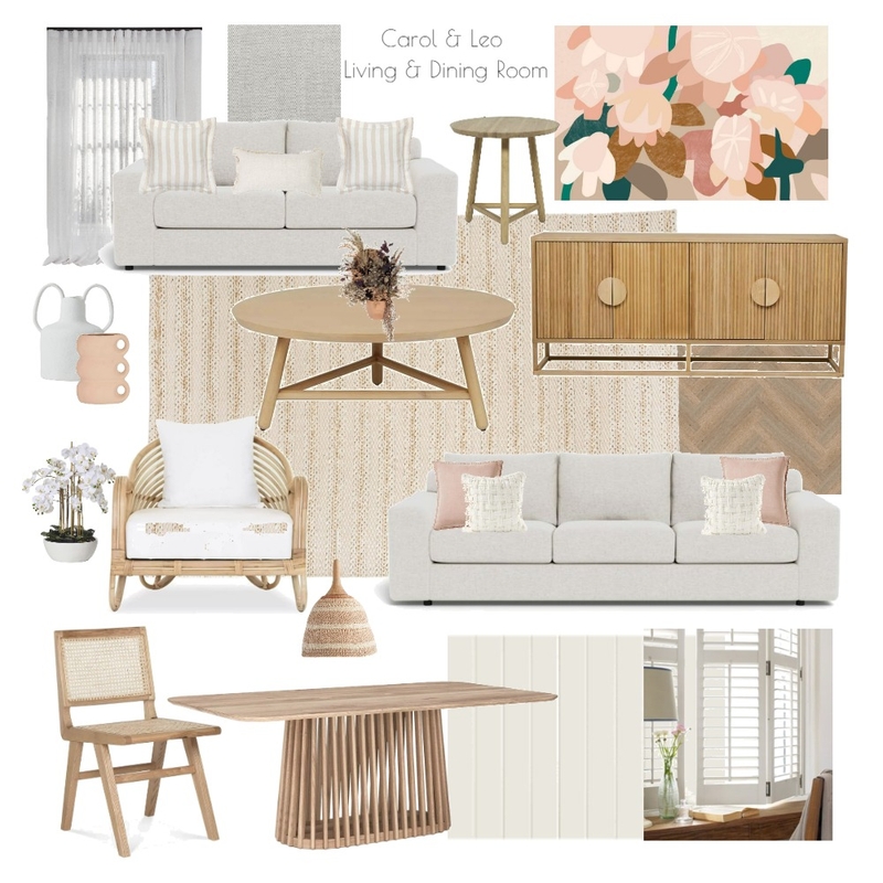 Living Mood Board by jaclyngec on Style Sourcebook