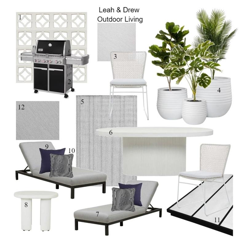 Outdoor Room with Number Mood Board by jaclyngec on Style Sourcebook