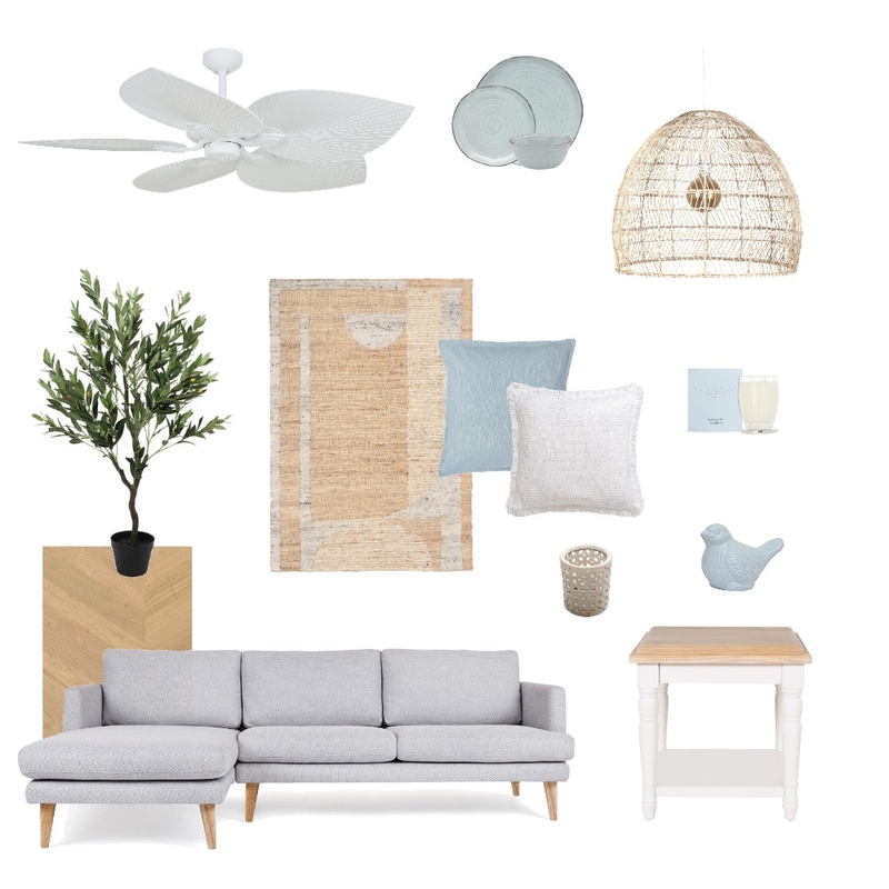 Light Coastal Lounge 🌴 Mood Board by Lighting Illusions on Style Sourcebook
