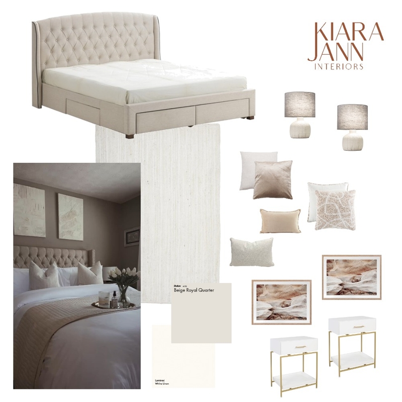 Thea Bedroom Design Mood Board by kiarajanninteriors on Style Sourcebook