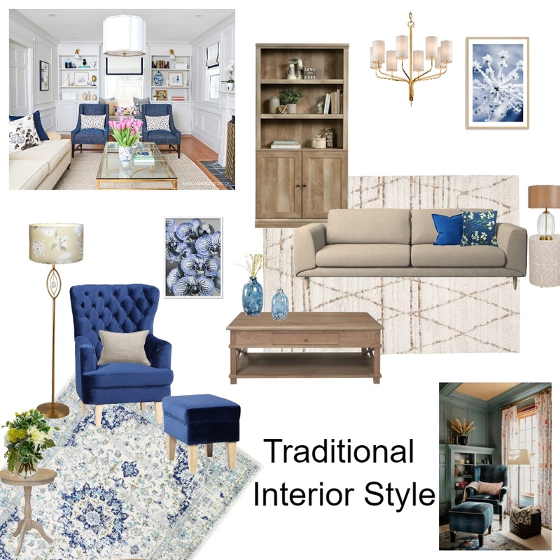 Traditional Style Mood Board by Lucey Lane Interiors on Style Sourcebook
