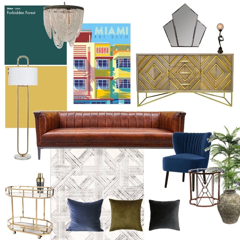 Art Deco Inspired Mood Board by Lucyvisaacs on Style Sourcebook