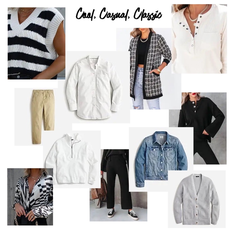 Cool, Casual, Classic (personal style) Mood Board by Blackbird Studio on Style Sourcebook