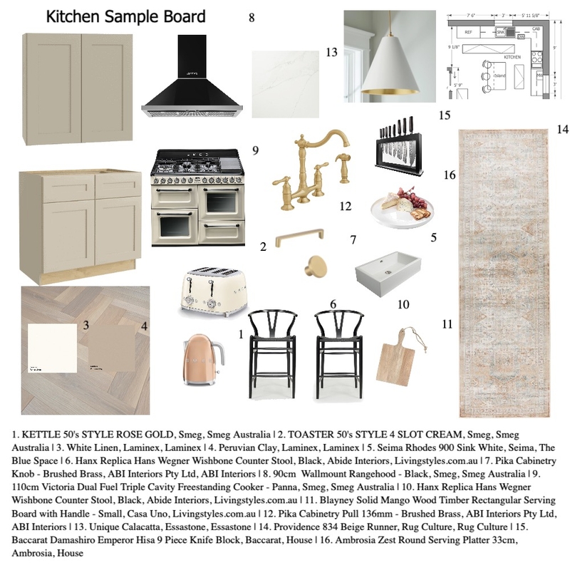 kitchen sample board draft Mood Board by sydneyb30 on Style Sourcebook