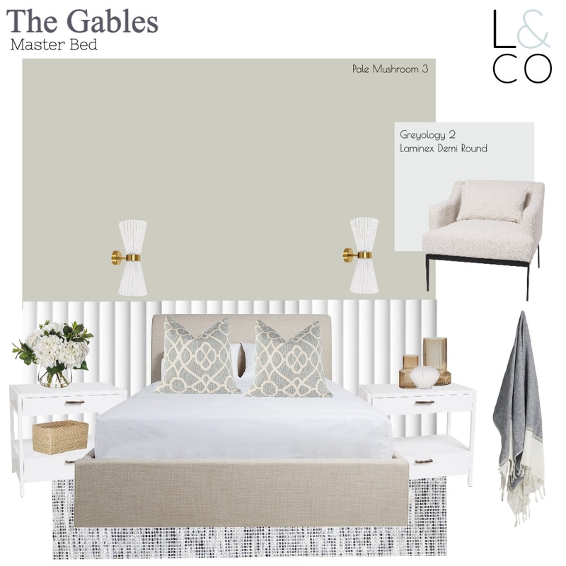 Bevnol Homes 'The Gables' Display Home Master Bed Mood Board by Linden & Co Interiors on Style Sourcebook