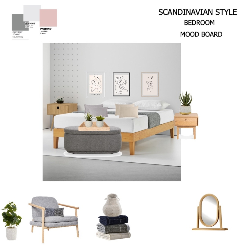 SCANDINAVIAN STYLE BEDROOM Mood Board by byjuanitalvarez on Style Sourcebook