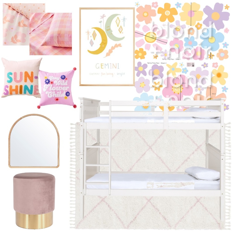 Layla & Ava's room Mood Board by 22ndhomestyling on Style Sourcebook