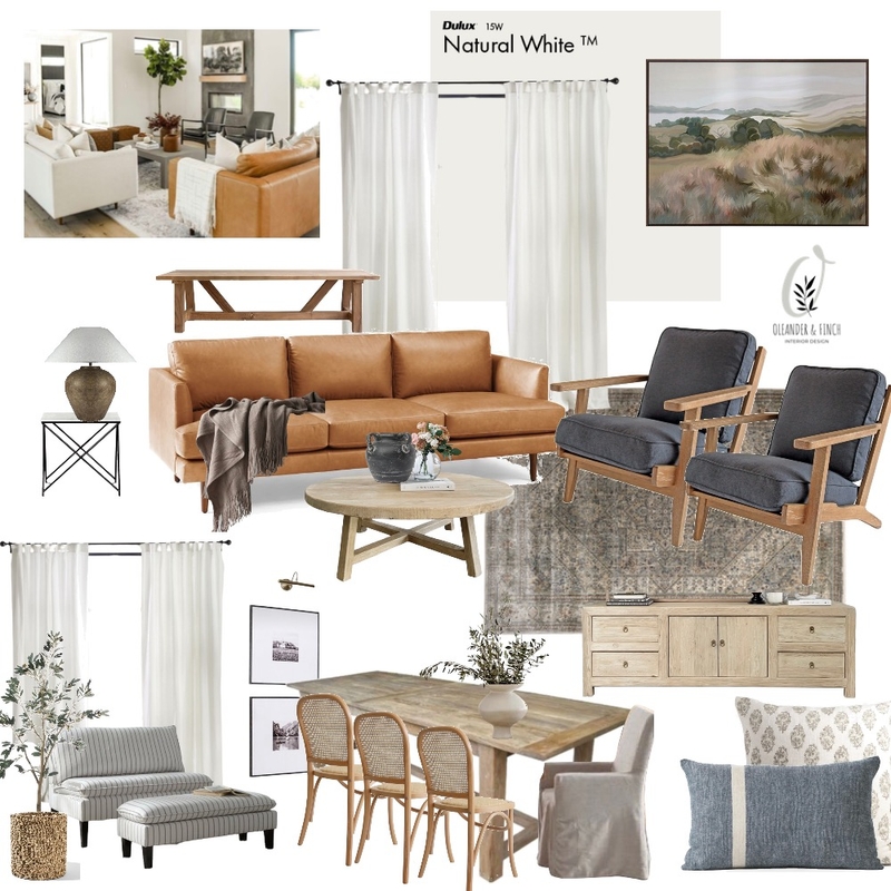 Fiona Mood Board by Oleander & Finch Interiors on Style Sourcebook