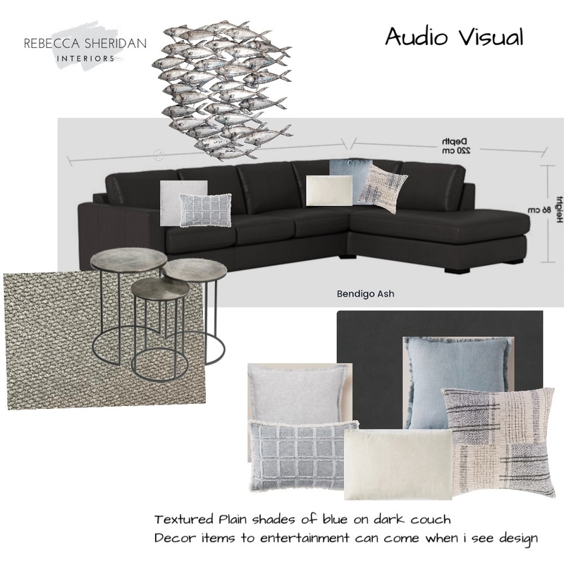 Media Room Mood Board by Sheridan Interiors on Style Sourcebook