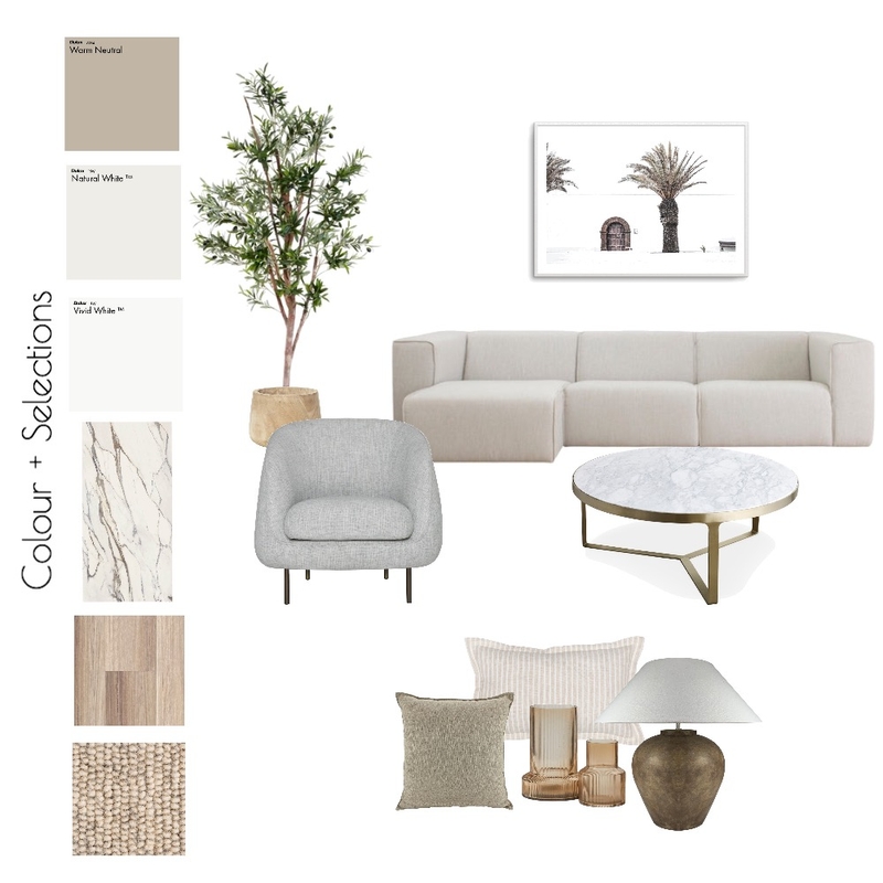 Neutral Contemporary Colour Scheme Mood Board by Stacey Newman Designs on Style Sourcebook