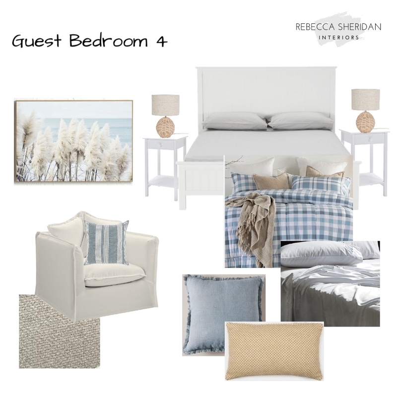 Guest Bedroom 4 Mood Board by Sheridan Interiors on Style Sourcebook