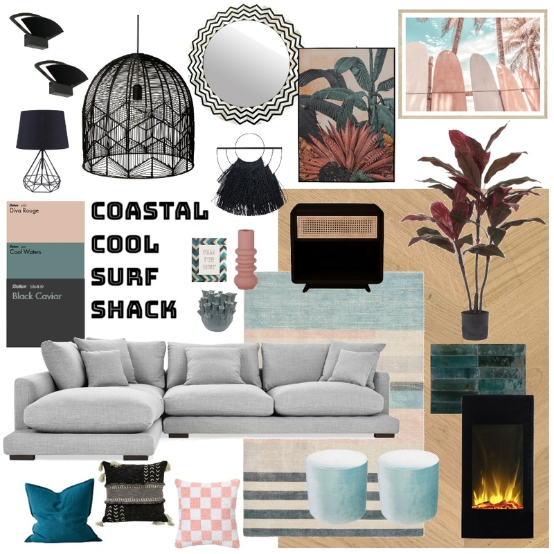 Coastal Cool Surf Shack Mood Board by Sarah P Simmons on Style Sourcebook