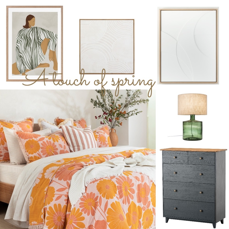 Pillow Talk Spring Bedroom Mood Board by keyleericho on Style Sourcebook