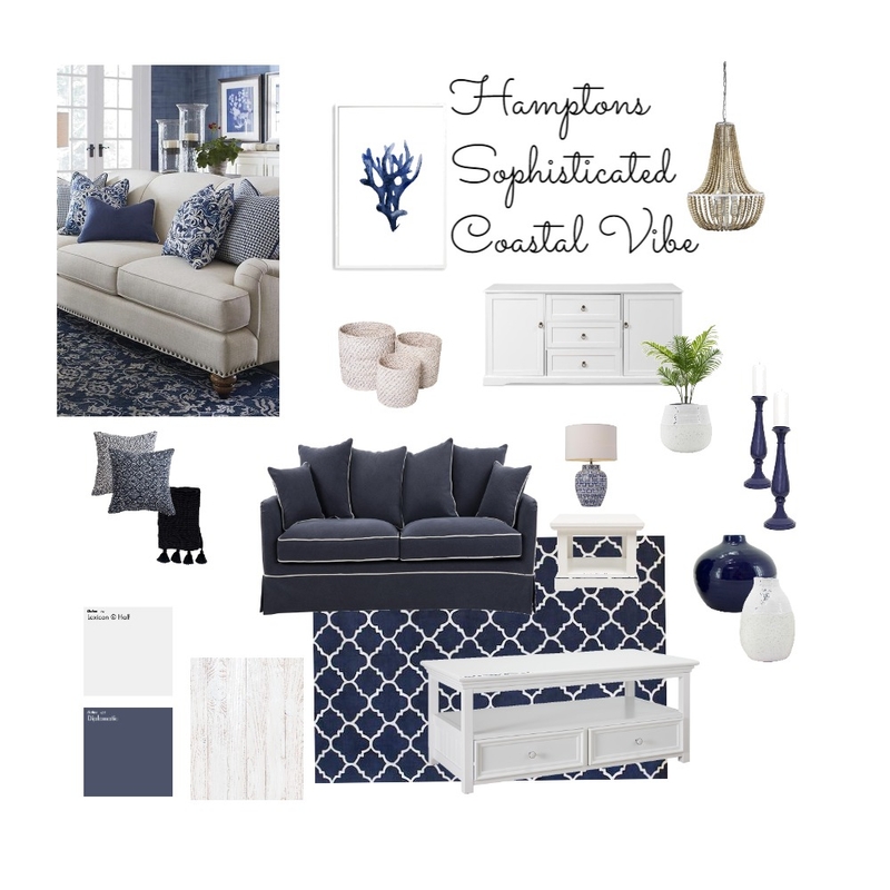 Hamptons Mood Board by Robyn Chamberlain on Style Sourcebook