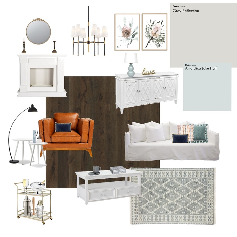 Hampton Style Living Room Mood Board by Kylie Flower on Style Sourcebook