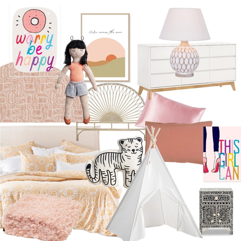 Saffi's Bedroom Mood Board by Lisa Tatman on Style Sourcebook