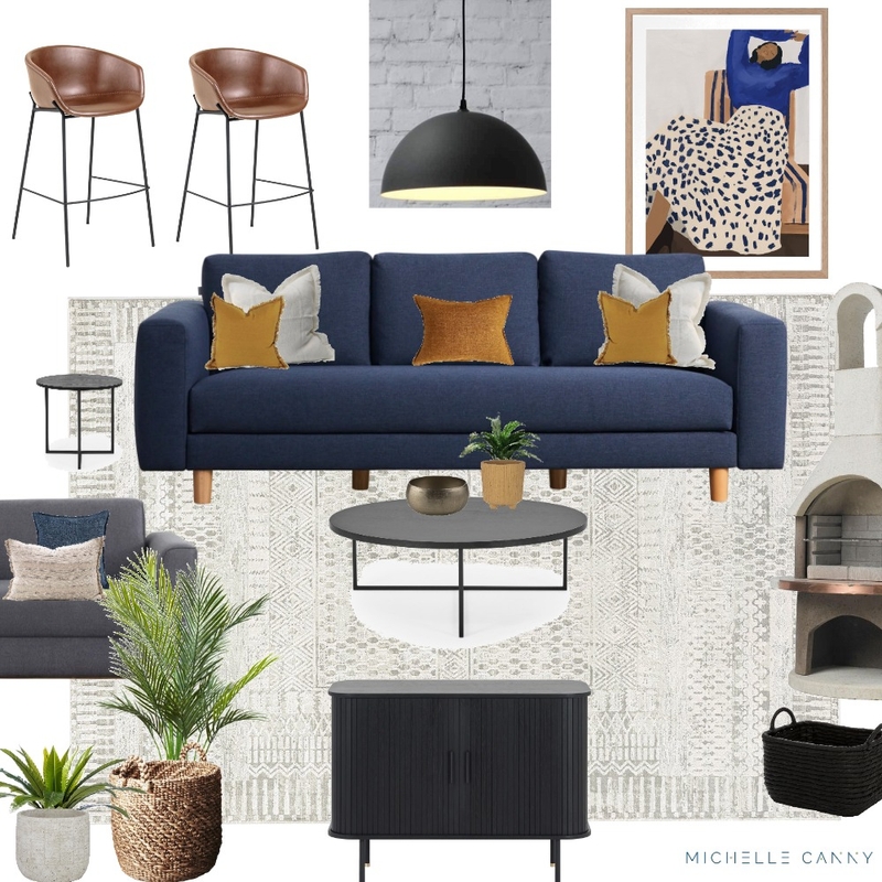 Luxury Industrial Mood Board by Michelle Canny Interiors on Style Sourcebook